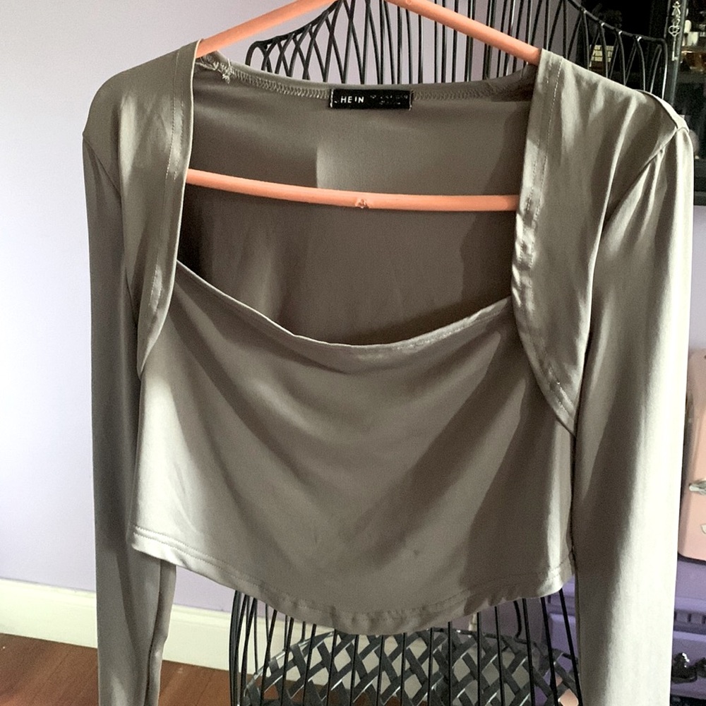 SHEIN LAVENDER BLOUSE